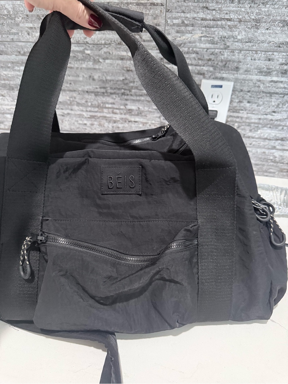 Beis duffle/backpack